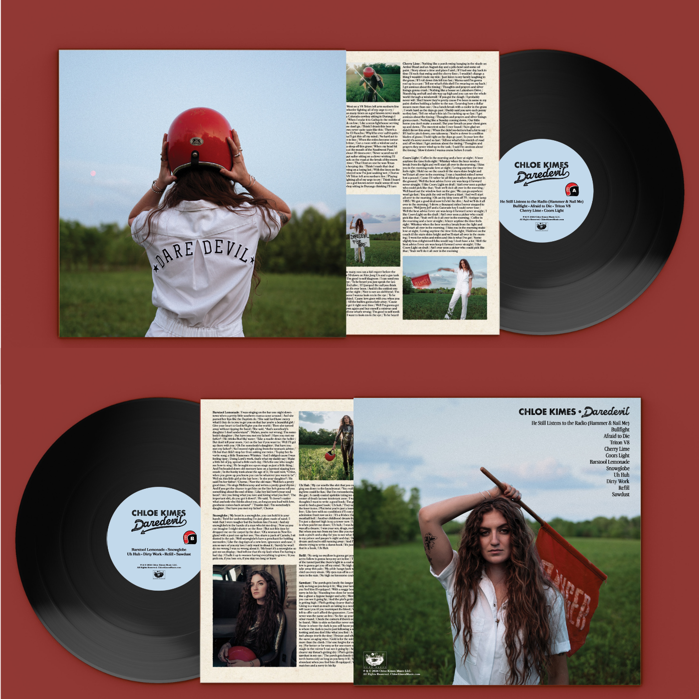 Chloe Kimes - Daredevil LP Standard Black Wax